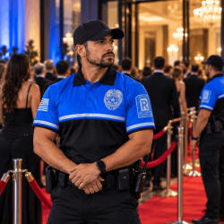 Alert Security Guard at Gala Entrance (1)