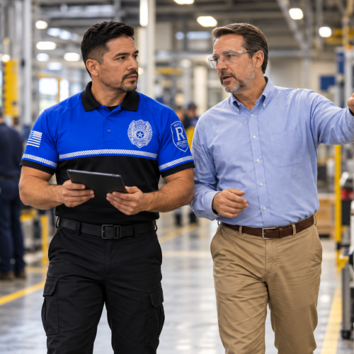 Factory Safety Walkthrough with Security Officer
