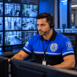 Focused Security Officer in CCTV Control Room (1)