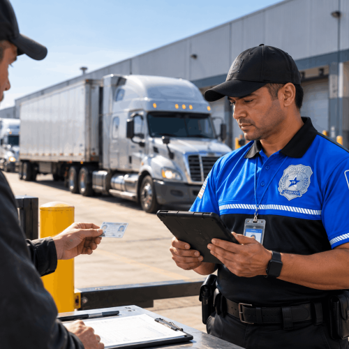 Freight Gate Security Checkpoint