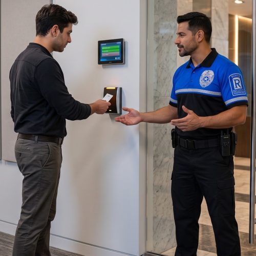 Houston-01-employee-badge-access-check