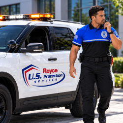Royce Security Patrol SUV and Officer